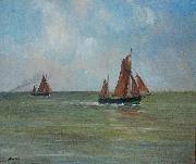 unknow artist North Sea off Ostend France oil painting reproduction